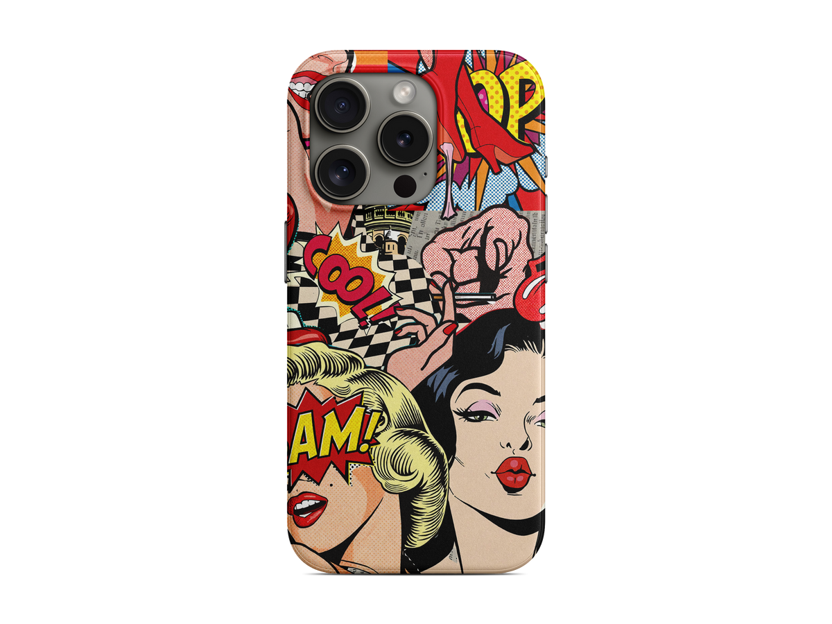 Renkli Pop Art Telefon Kılıfı (L106)