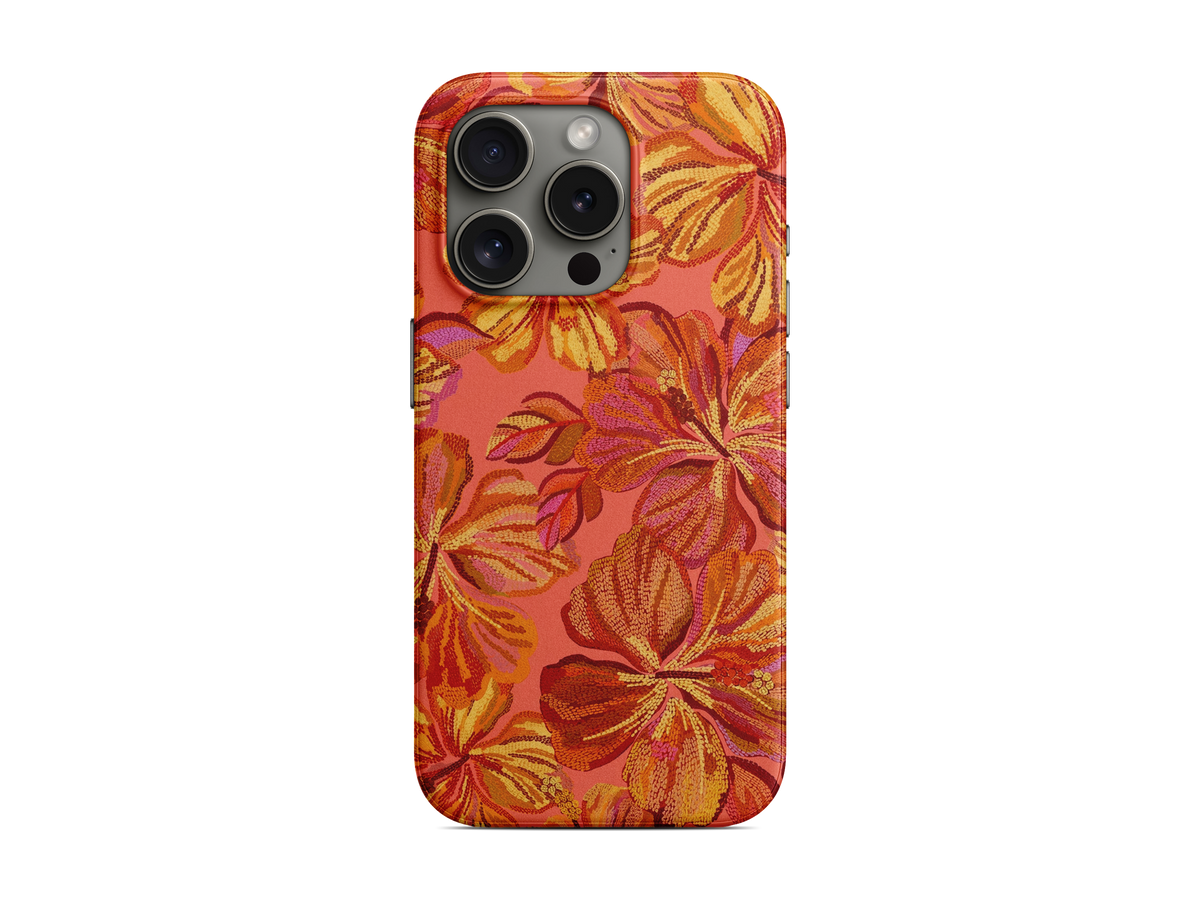 Turuncu Narenciye Deseni Telefon Kılıfı (L144)
