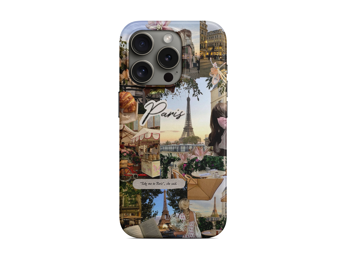 Paris Şehir Kolajı Telefon Kılıfı (L171)
