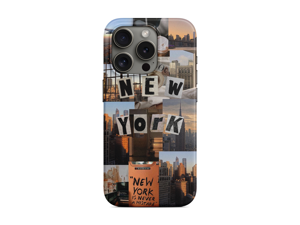 New York Şehir Kolajı Telefon Kılıfı (L172)