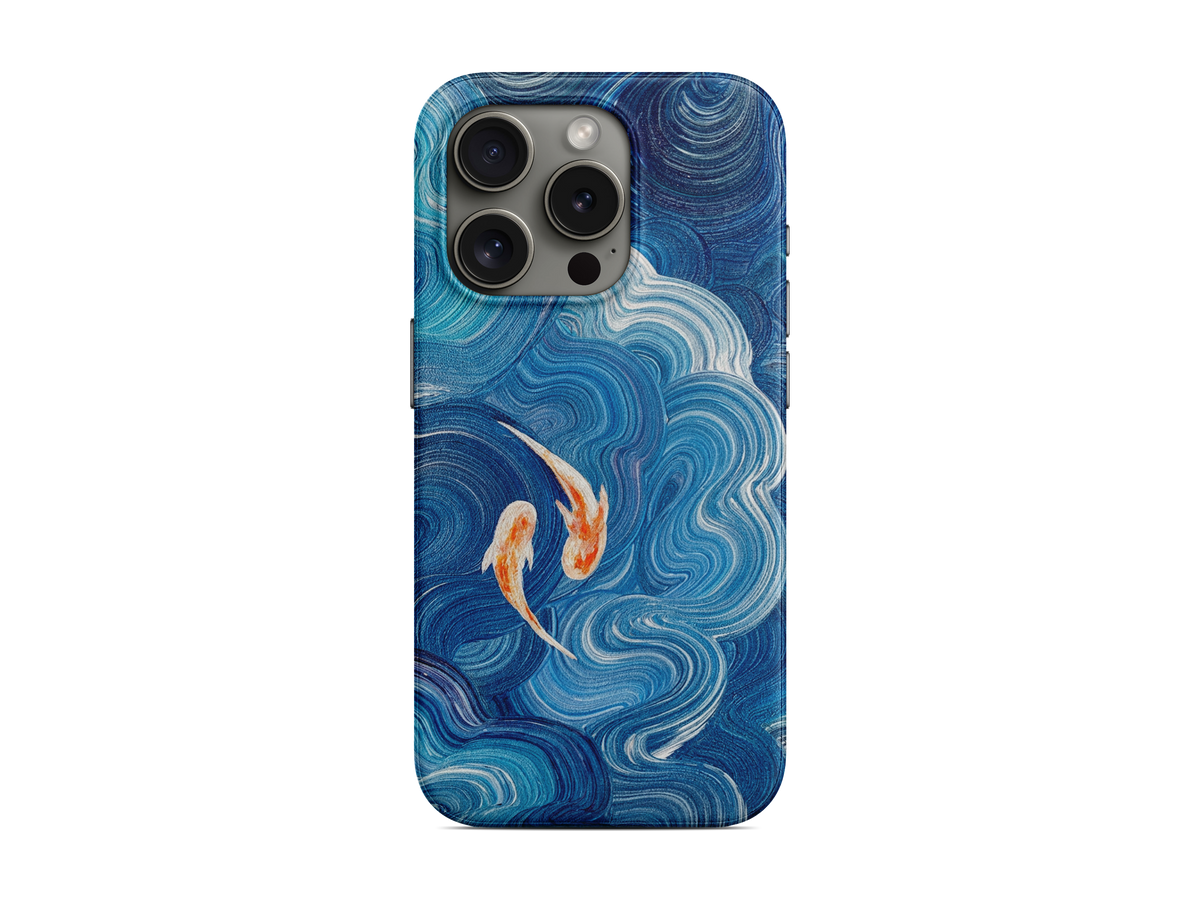 Mavi Deniz Deseni Telefon Kılıfı (L186)