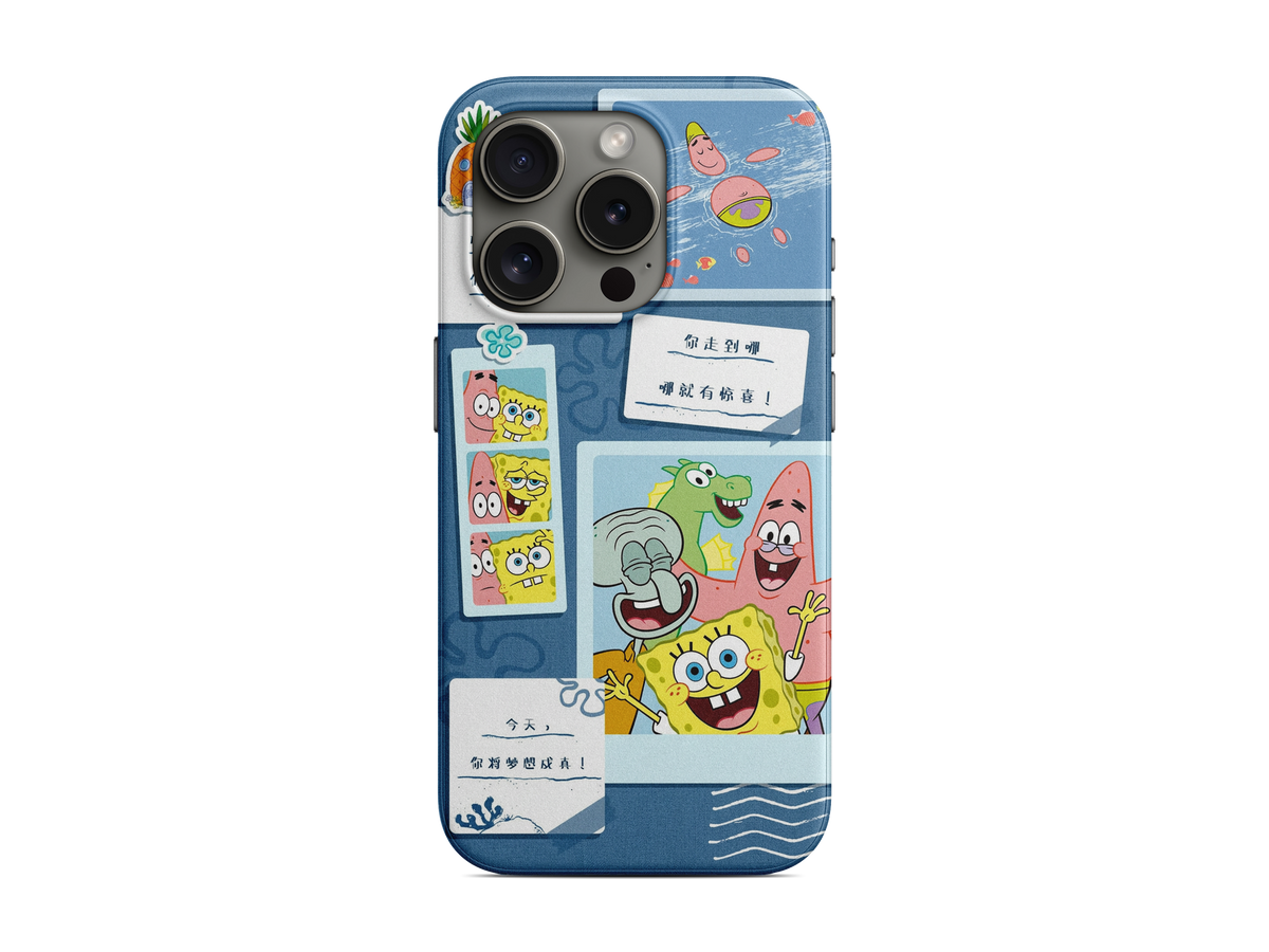Mavi Kartpostal Kolajı Telefon Kılıfı (L188)