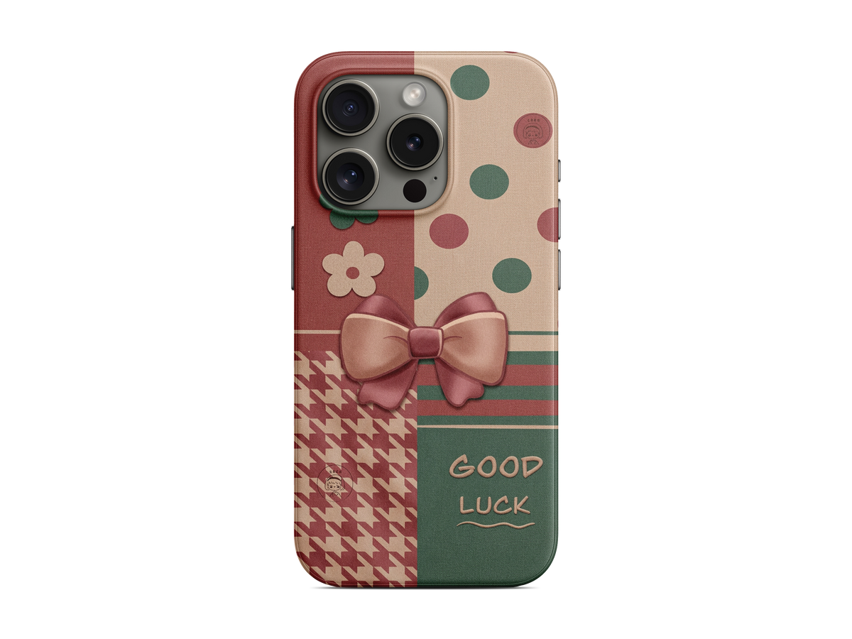 Pembe Yeşil Patchwork Telefon Kılıfı (L204)