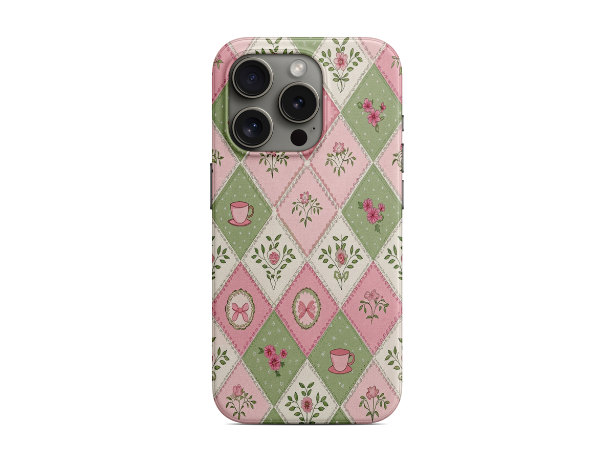 Pastel Baklava Çiçek Telefon Kılıfı (L210)