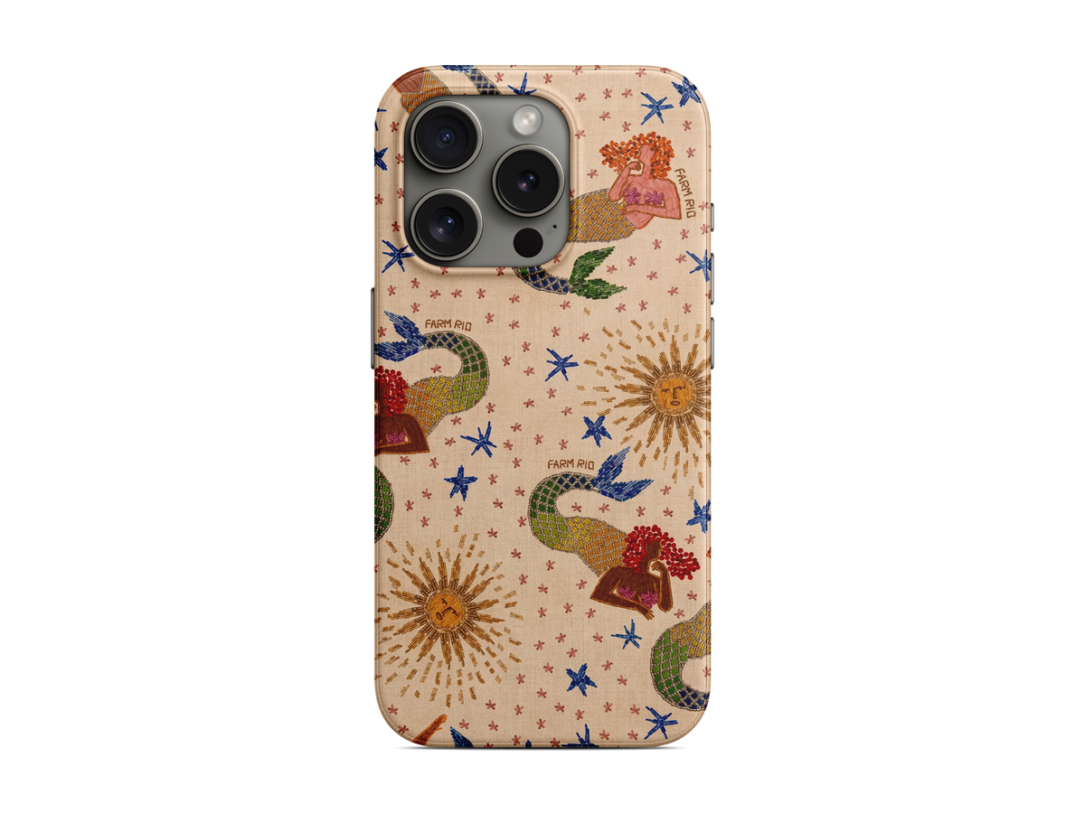 Krem Vintage Çiçekler Telefon Kılıfı (L222)