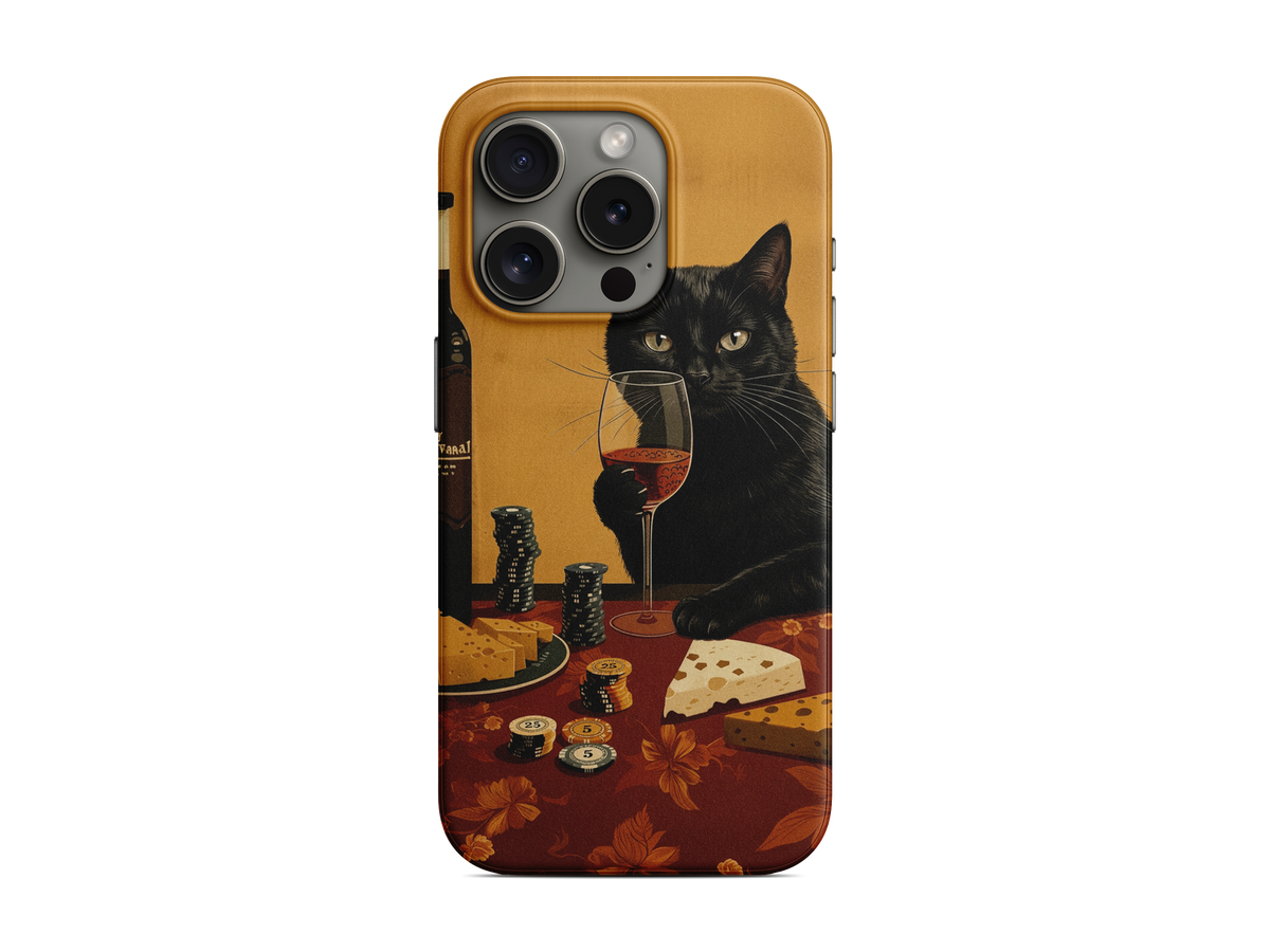 Turuncu Siyah Kedi Telefon Kılıfı (L232)