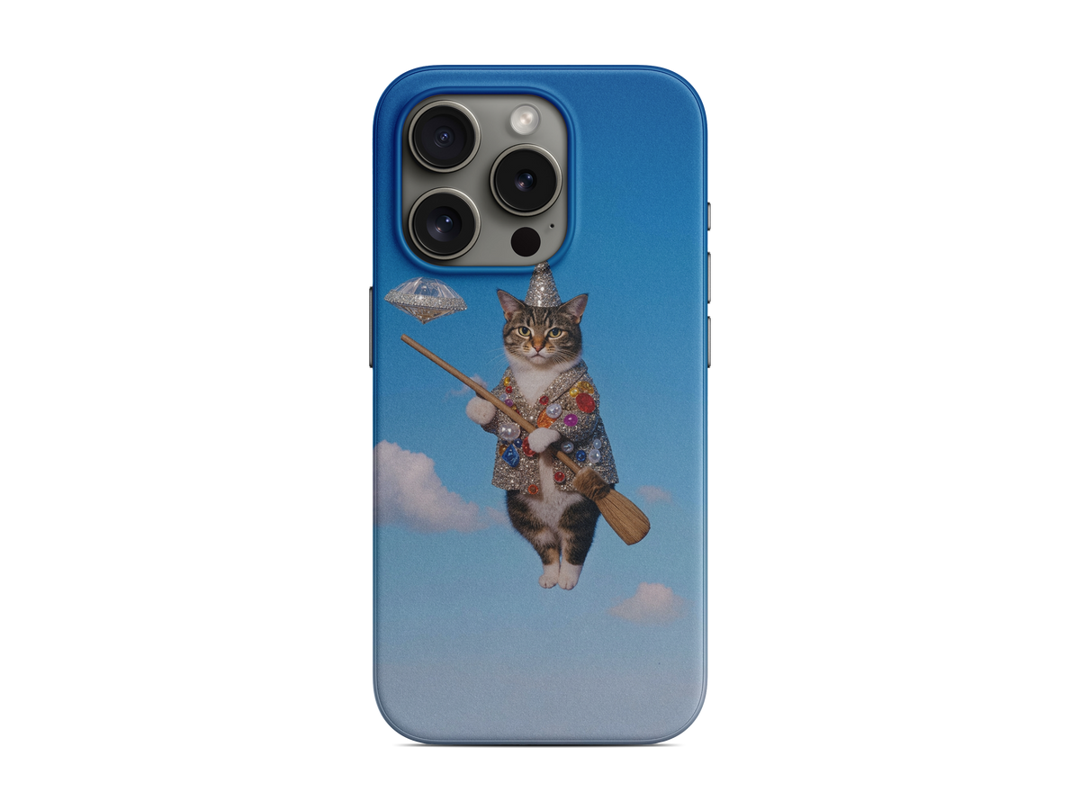 Mavi Gökyüzünde Kedi Telefon Kılıfı (L235)