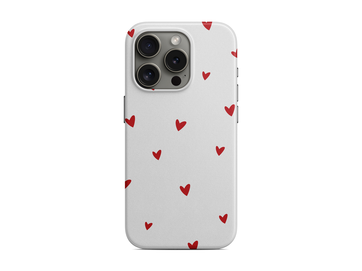 Minik Kırmızı Kalpler Telefon Kılıfı (L240)