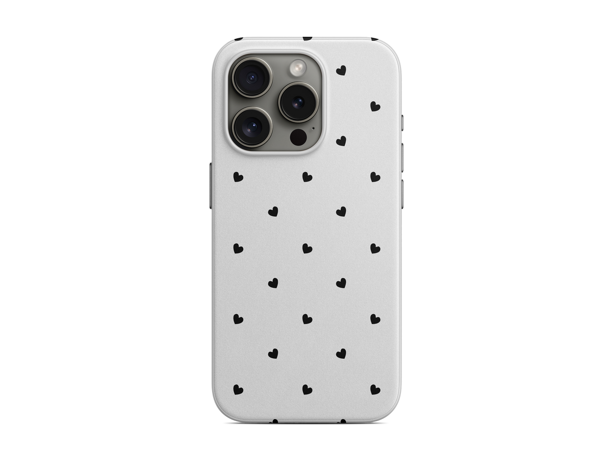 Siyah Minik Yıldızlar Telefon Kılıfı (L243)