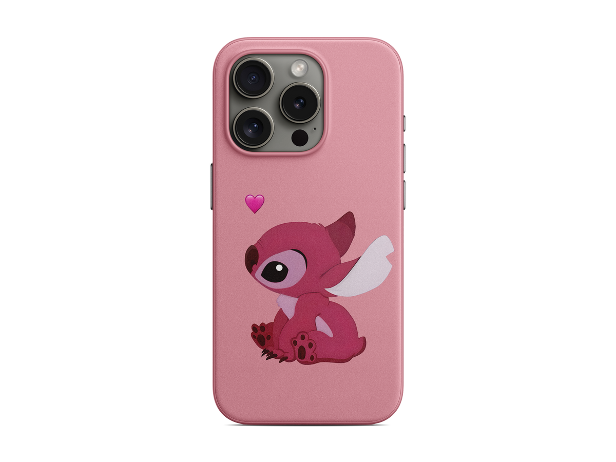 Pembe Sevimli Uzaylı Telefon Kılıfı (L246)
