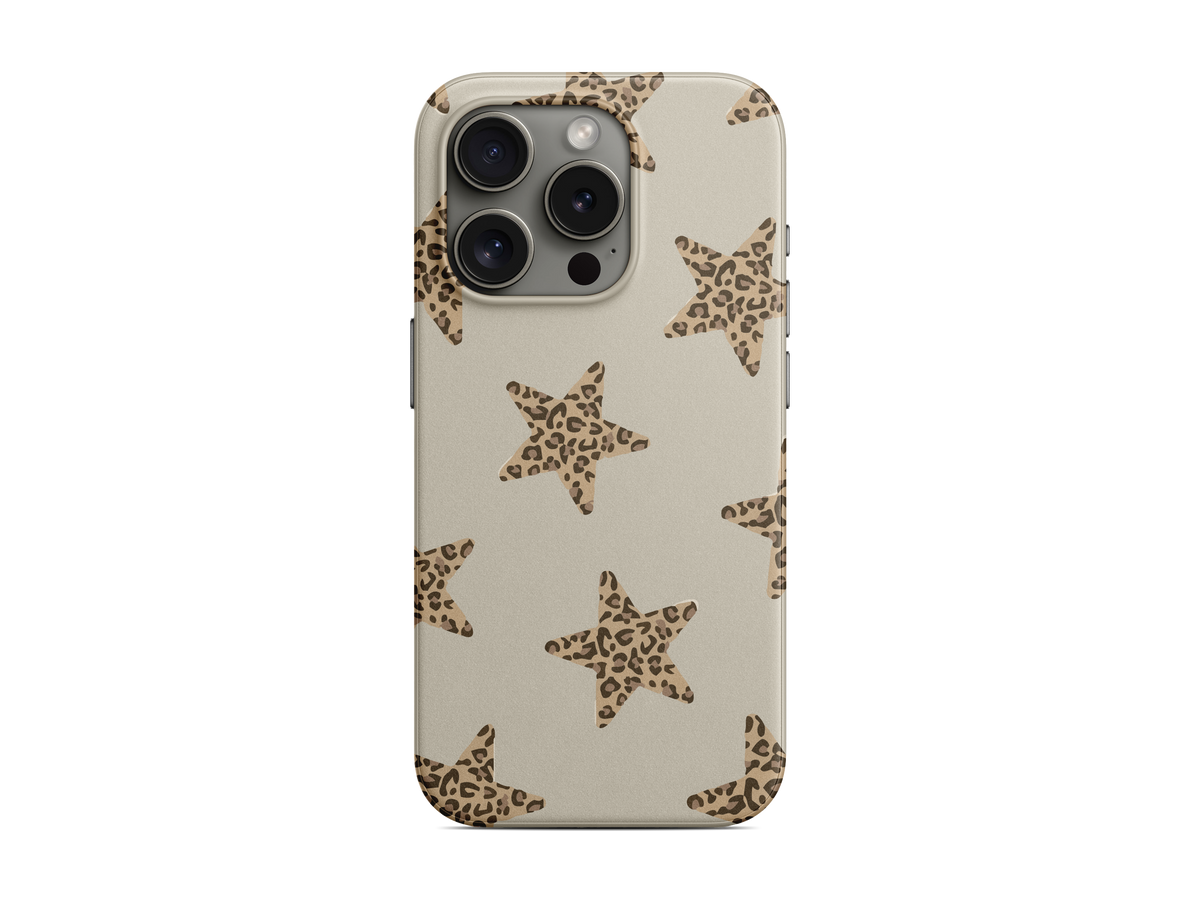 Krem Deniz Yıldızları Telefon Kılıfı (L247)