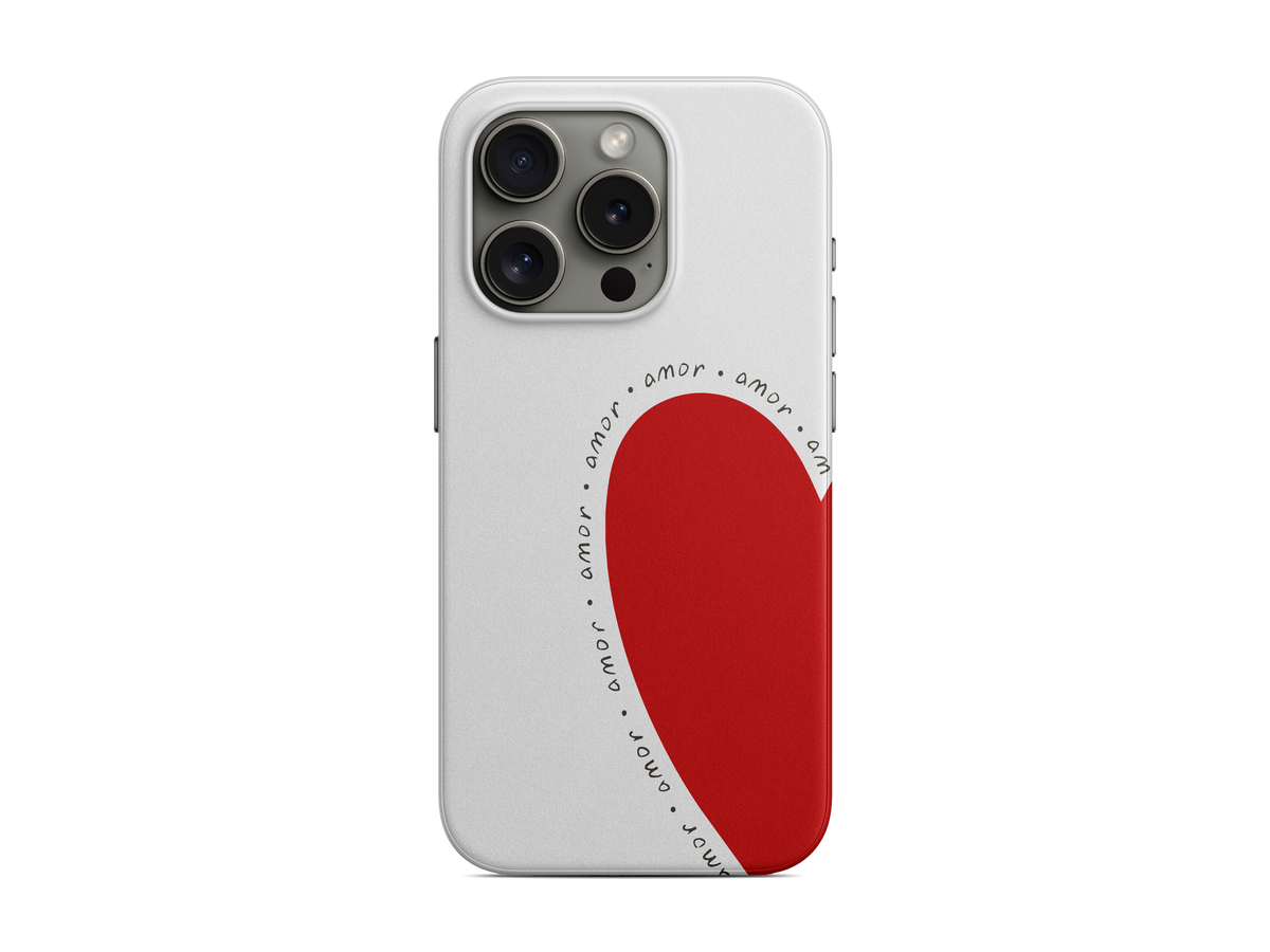 Büyük Kırmızı Kalp Telefon Kılıfı (L251)