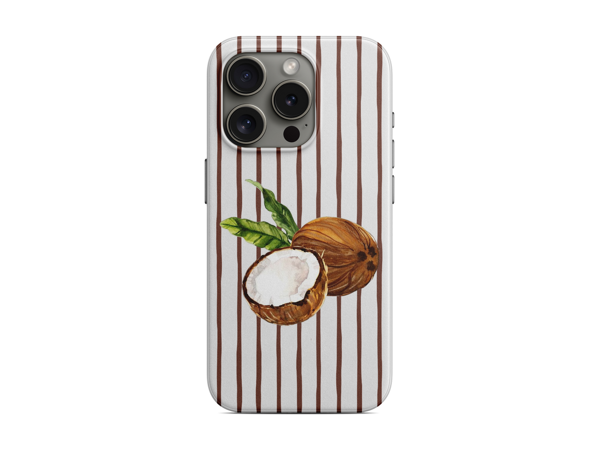 Çizgili Hindistan Cevizi Telefon Kılıfı (L261)