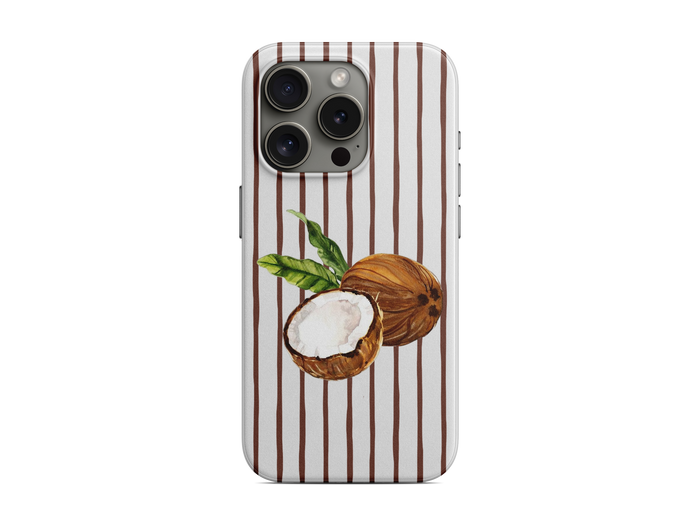 Çizgili Hindistan Cevizi Telefon Kılıfı (L261)