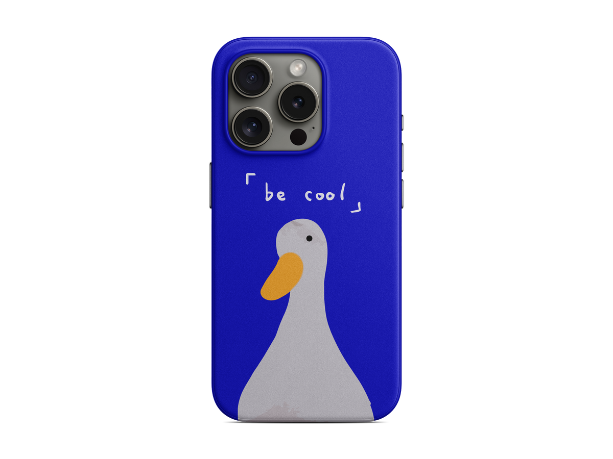 Mavi Sevimli Kaz Telefon Kılıfı (L274)