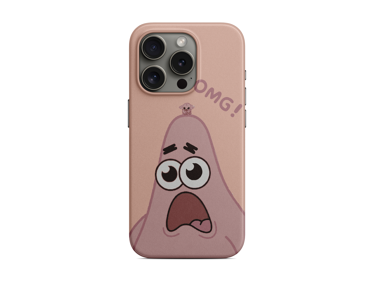 Pembe Şaşkın Deniz Yıldızı Telefon Kılıfı (L293)