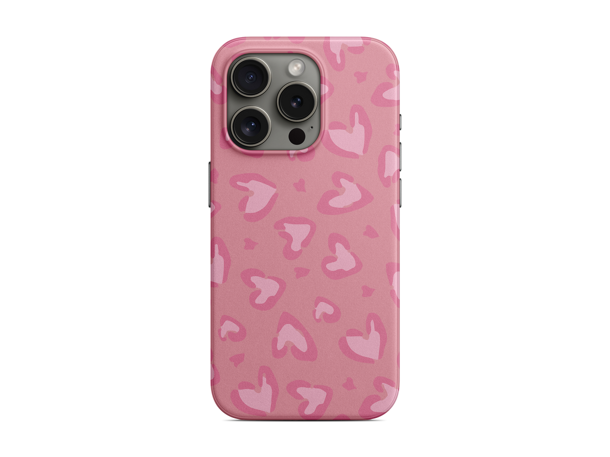 Pembe Minik Kalpler Telefon Kılıfı (L330)