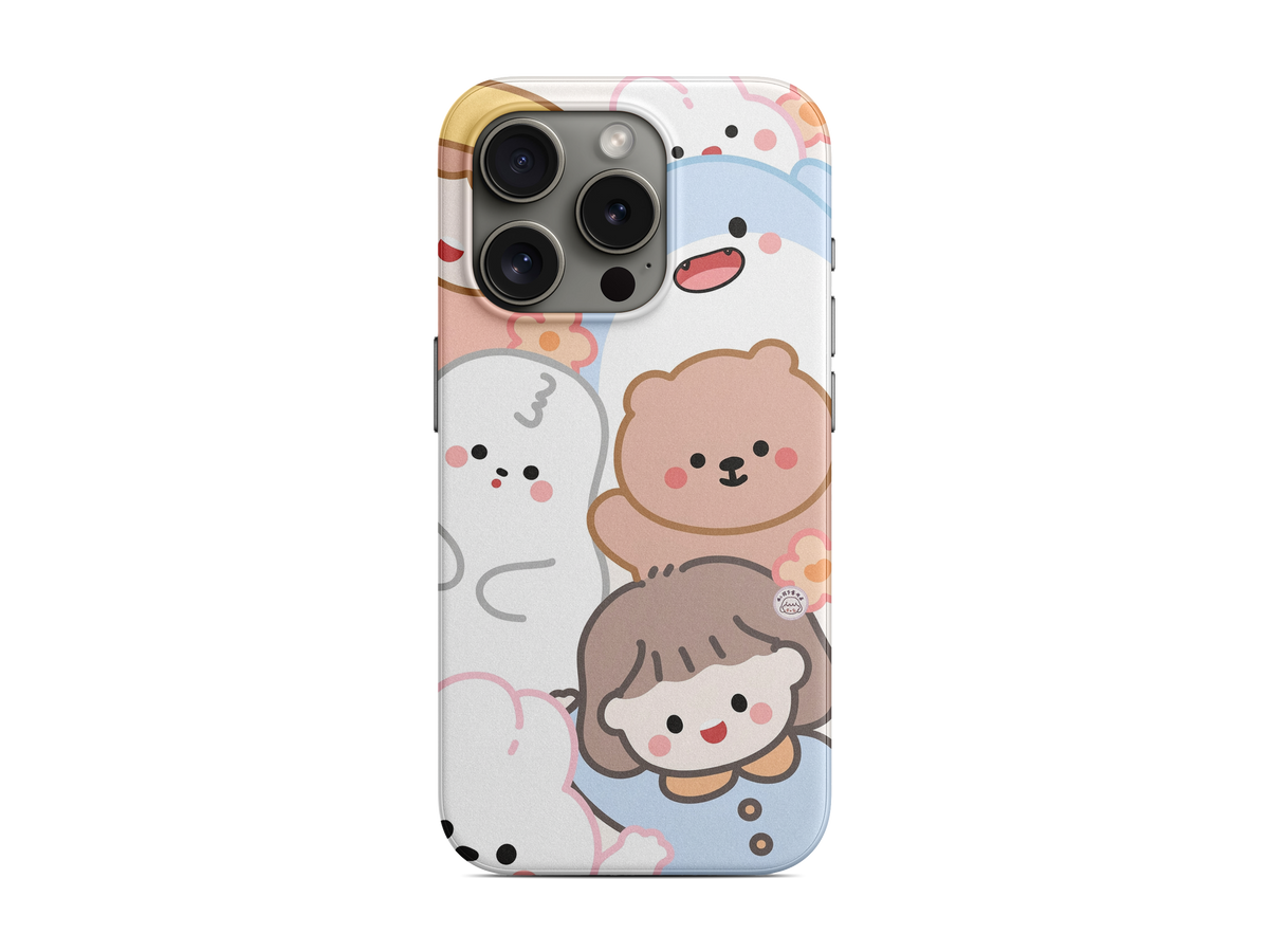 Pastel Çizgi Arkadaşlar Telefon Kılıfı (L332)