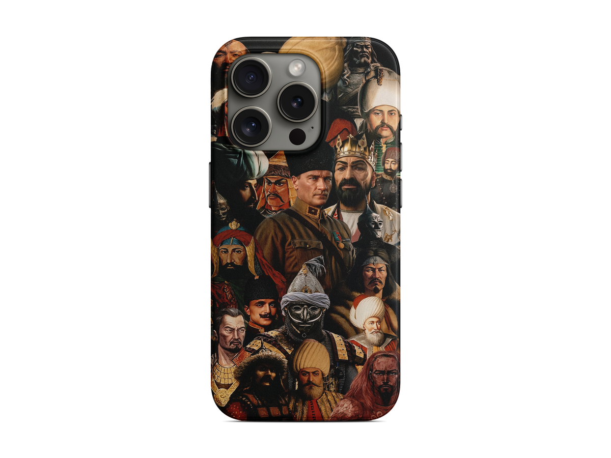 Koyu Vintage Çiçek Telefon Kılıfı (L340)