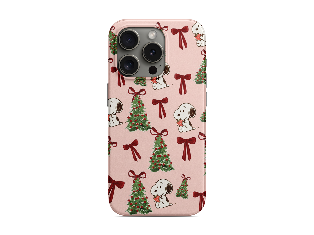 Pembe Yılbaşı Deseni Telefon Kılıfı (L351)