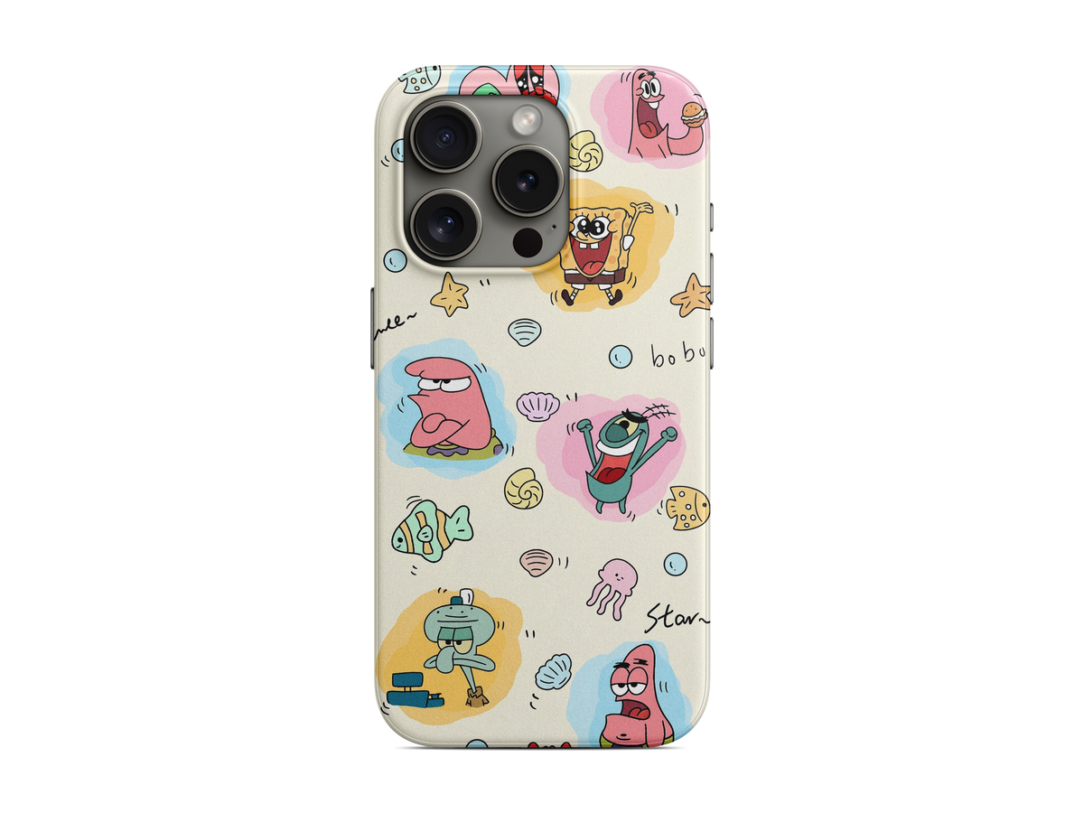 Pastel Günlük Kolaj Telefon Kılıfı (L372)